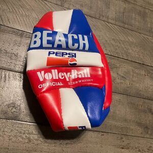 1990's Pepsi Cola Official Beach Volley-Ball Never Used Advertisement
